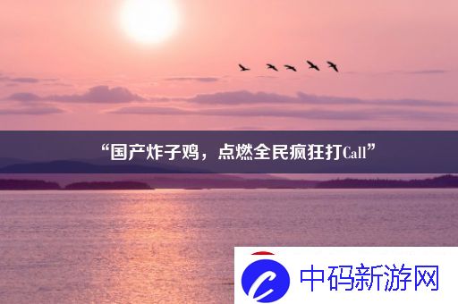 “国产炸子鸡-点燃全民疯狂打Call”