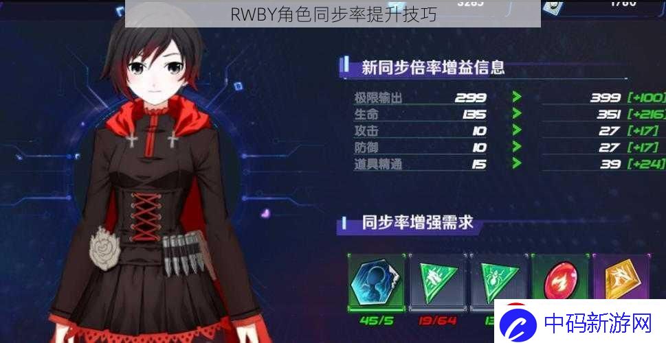 RWBY角色同步率提升技巧