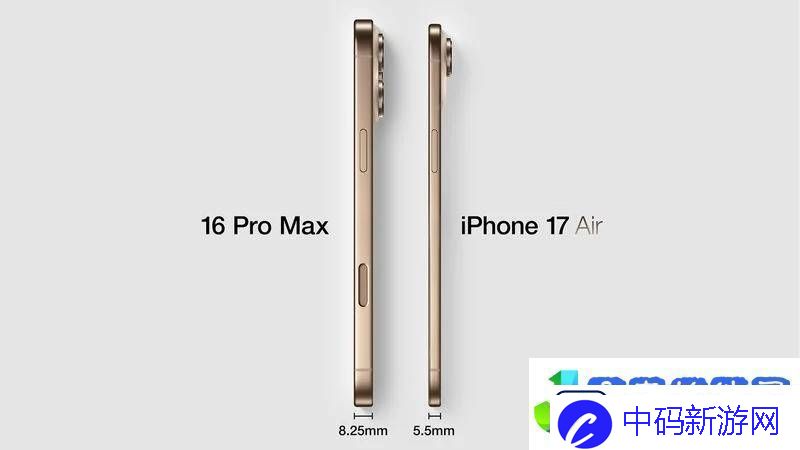 iPhone-17-Air将推：厚度仅5.5毫米-苹果史上最薄手机来袭